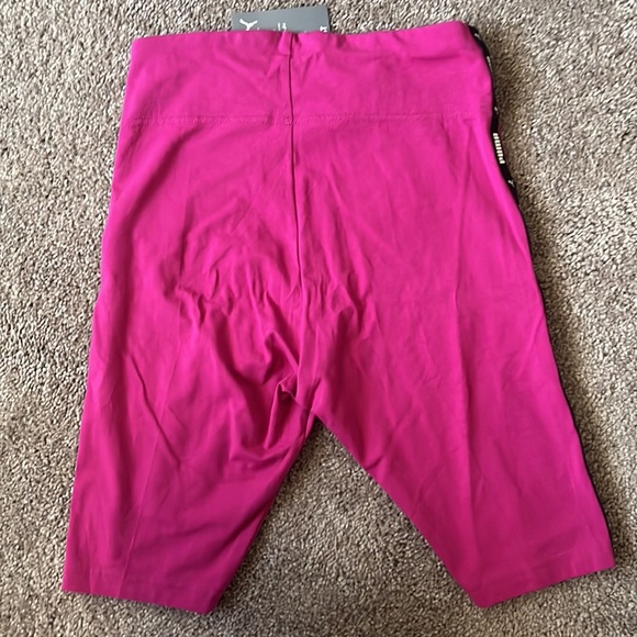 Brand new hot pink puma biker shorts xs - Picture 2 of 2